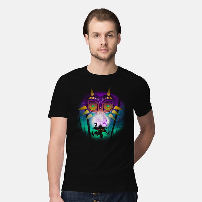 The Moon And The Mask-Mens-Premium-Tee-Donnie
