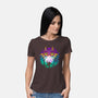 The Moon And The Mask-Womens-Basic-Tee-Donnie