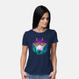 The Moon And The Mask-Womens-Basic-Tee-Donnie