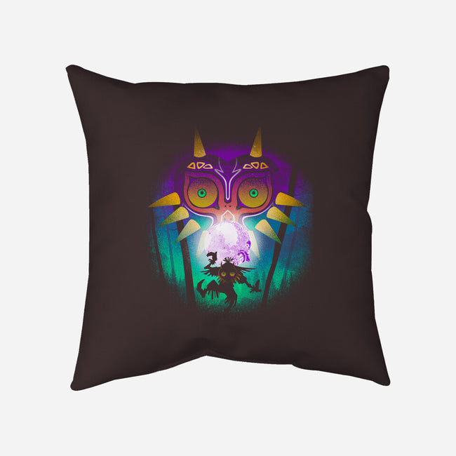 The Moon And The Mask-None-Removable Cover w Insert-Throw Pillow-Donnie