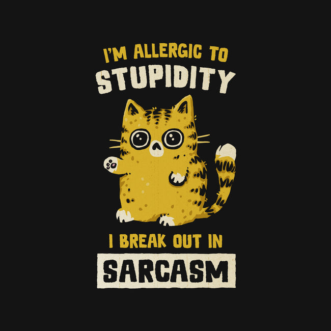 Allergic To Stupidity-Unisex-Basic-Tee-kg07