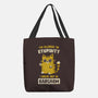 Allergic To Stupidity-None-Basic Tote-Bag-kg07