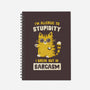 Allergic To Stupidity-None-Dot Grid-Notebook-kg07