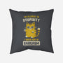 Allergic To Stupidity-None-Non-Removable Cover w Insert-Throw Pillow-kg07