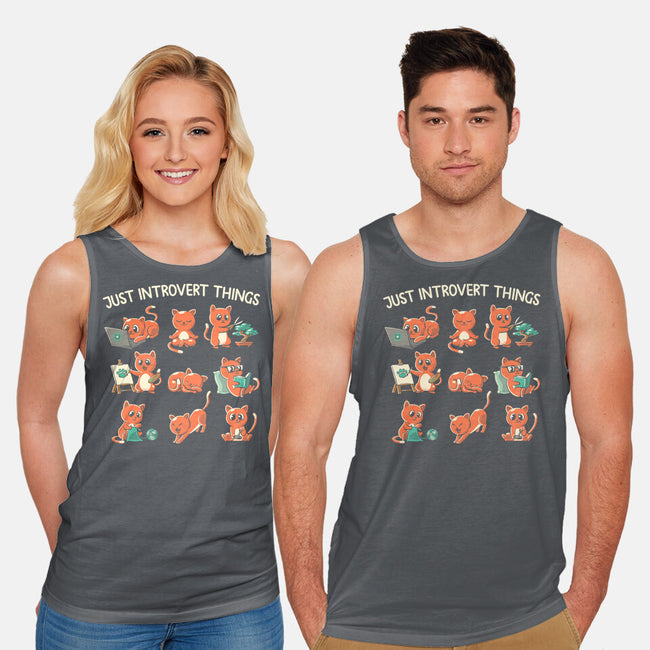 Just Introvert Things-Unisex-Basic-Tank-koalastudio