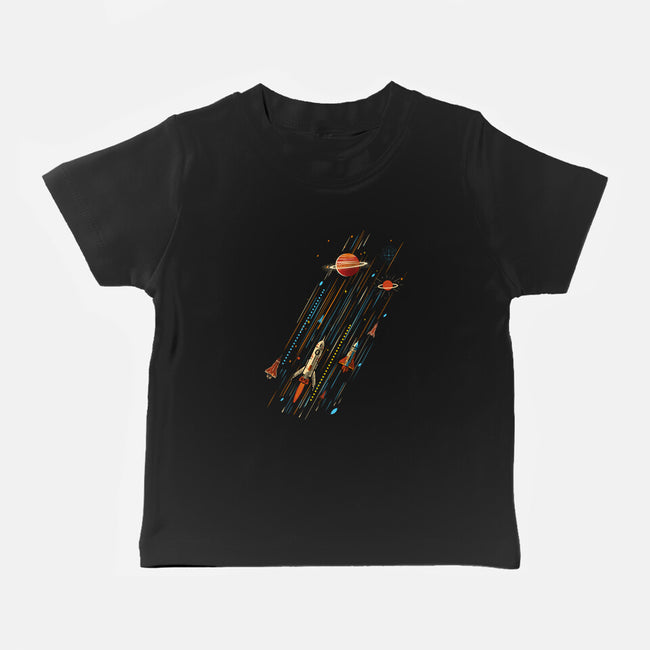 Space Travel Is Cool-Baby-Basic-Tee-kharmazero