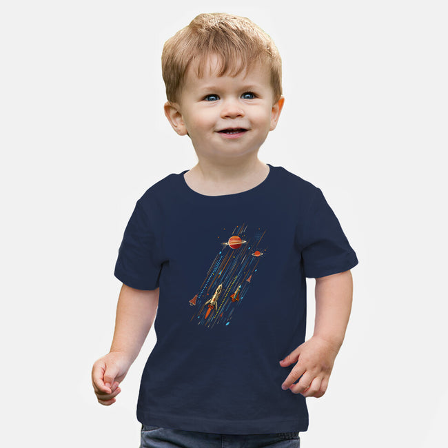 Space Travel Is Cool-Baby-Basic-Tee-kharmazero