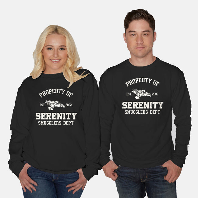 Property Of Serenity-Unisex-Crew Neck-Sweatshirt-Melonseta