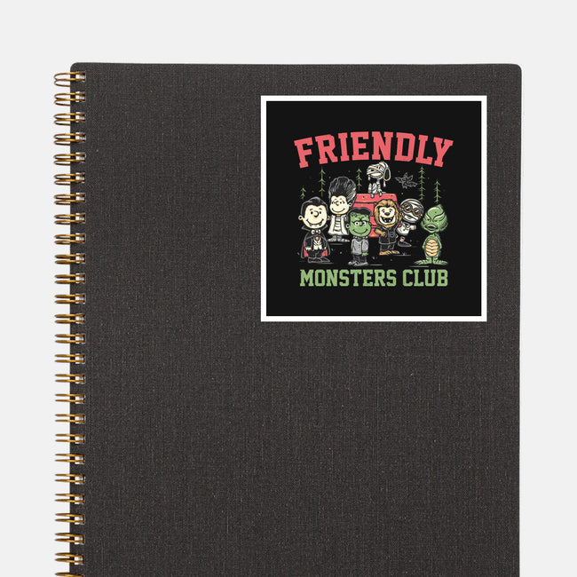 Friendly Monsters Club-None-Glossy-Sticker-momma_gorilla