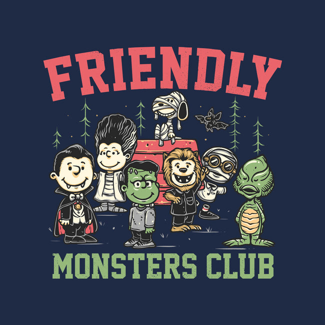 Friendly Monsters Club-None-Removable Cover w Insert-Throw Pillow-momma_gorilla