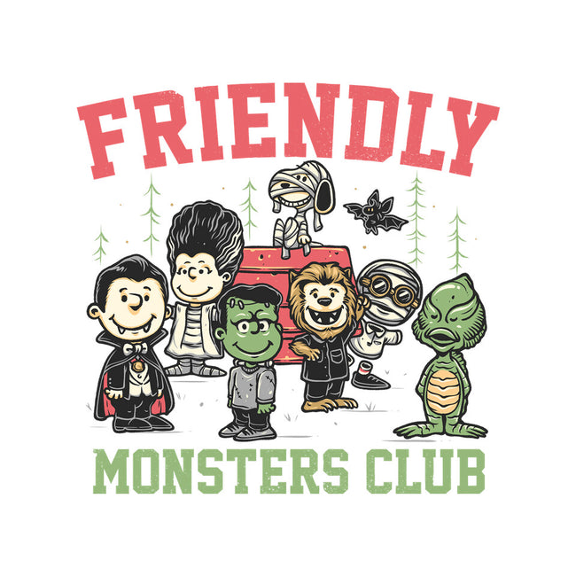 Friendly Monsters Club-None-Removable Cover w Insert-Throw Pillow-momma_gorilla