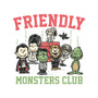 Friendly Monsters Club-None-Removable Cover w Insert-Throw Pillow-momma_gorilla