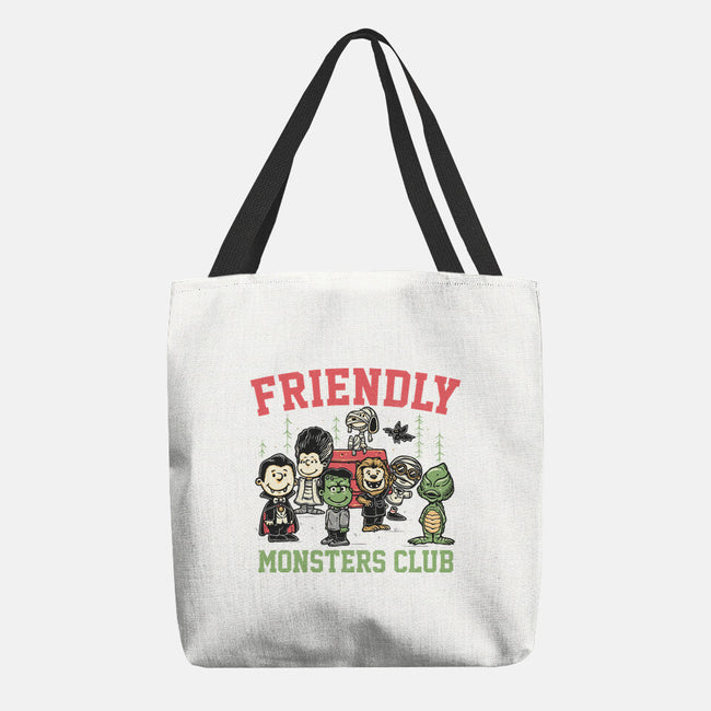 Friendly Monsters Club-None-Basic Tote-Bag-momma_gorilla