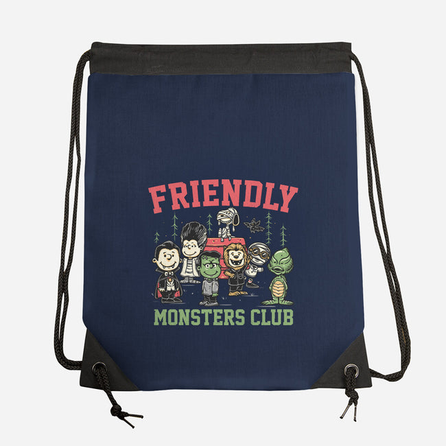 Friendly Monsters Club-None-Drawstring-Bag-momma_gorilla