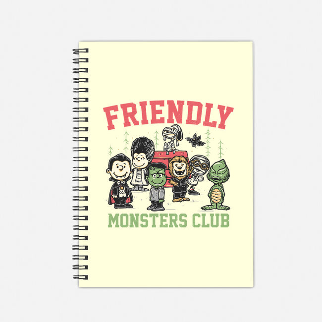 Friendly Monsters Club-None-Dot Grid-Notebook-momma_gorilla
