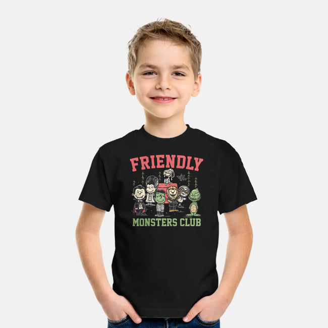 Friendly Monsters Club-Youth-Basic-Tee-momma_gorilla