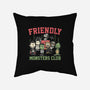 Friendly Monsters Club-None-Non-Removable Cover w Insert-Throw Pillow-momma_gorilla