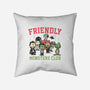Friendly Monsters Club-None-Removable Cover-Throw Pillow-momma_gorilla