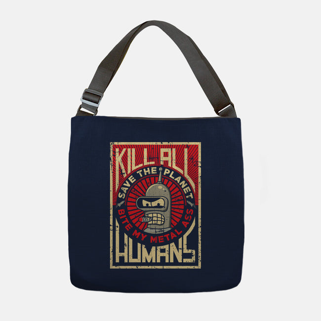 Bite My Metal-None-Adjustable Tote-Bag-Xentee