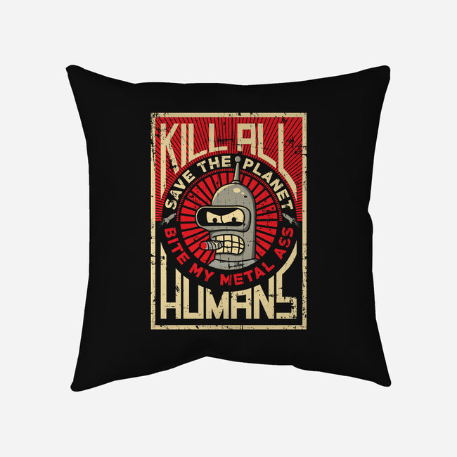 Bite My Metal-None-Non-Removable Cover w Insert-Throw Pillow-Xentee