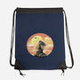 Wanderer Above The Sea Of Sand-None-Drawstring-Bag-zascanauta