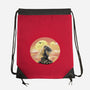 Wanderer Above The Sea Of Sand-None-Drawstring-Bag-zascanauta