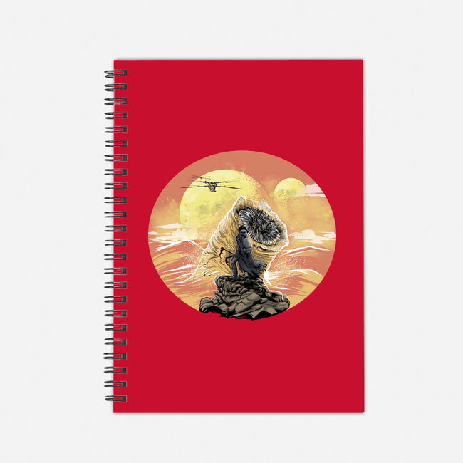 Wanderer Above The Sea Of Sand-None-Dot Grid-Notebook-zascanauta