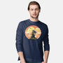 Wanderer Above The Sea Of Sand-Mens-Long Sleeved-Tee-zascanauta