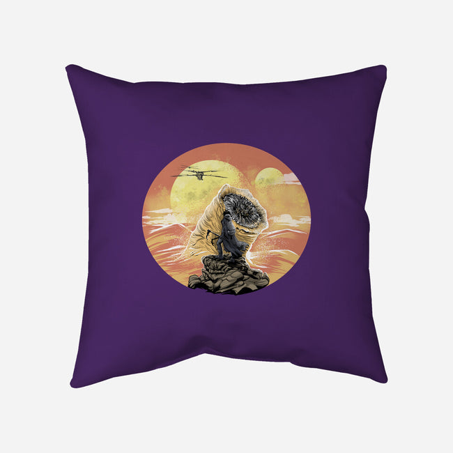 Wanderer Above The Sea Of Sand-None-Non-Removable Cover w Insert-Throw Pillow-zascanauta