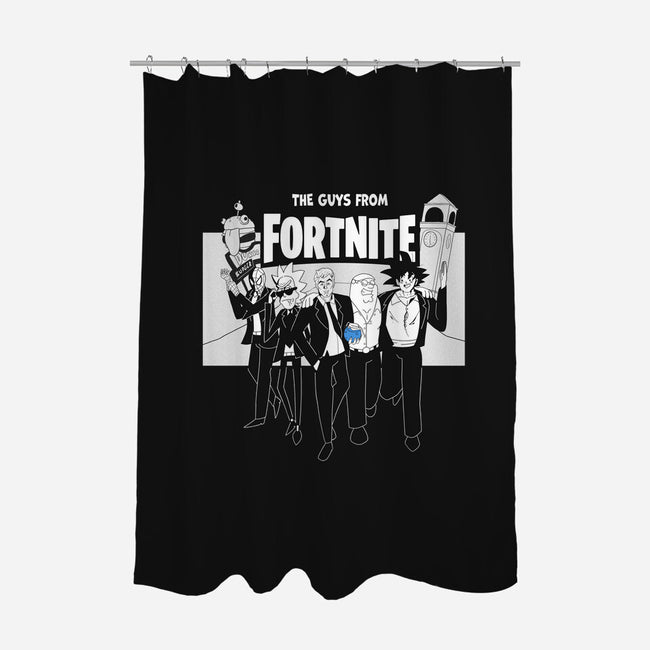 The Guys-None-Polyester-Shower Curtain-Willdesiner