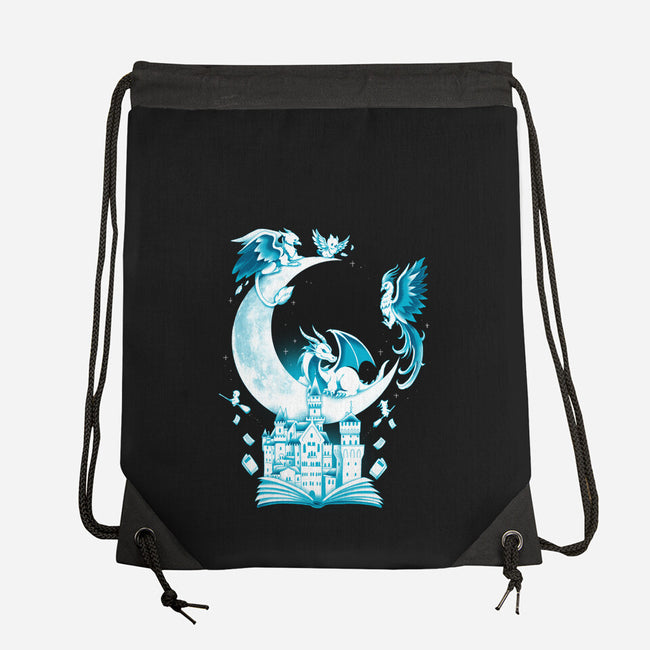 Magic Landscape Moon-None-Drawstring-Bag-Vallina84