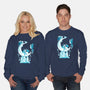 Magic Landscape Moon-Unisex-Crew Neck-Sweatshirt-Vallina84