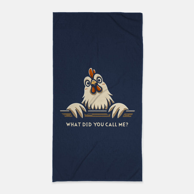 What Did You Call Me?-None-Beach-Towel-BridgeWalker