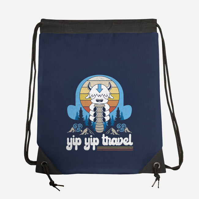 Yip Yip Travel-None-Drawstring-Bag-Logozaste