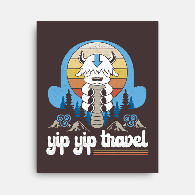 Yip Yip Travel-None-Stretched-Canvas-Logozaste