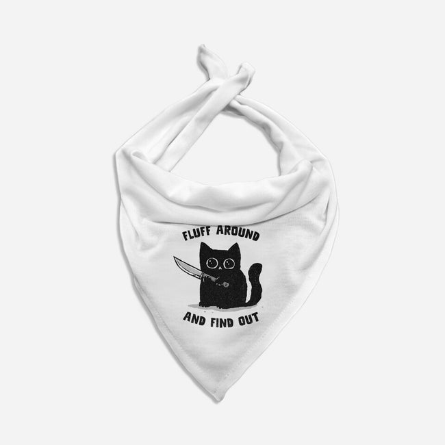 Fluff Around And Find Out-Cat-Bandana-Pet Collar-kg07