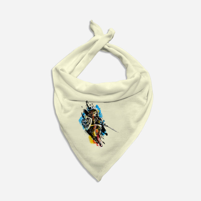 Linked-Dog-Bandana-Pet Collar-kharmazero