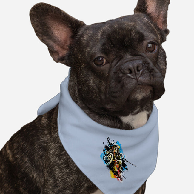 Linked-Dog-Bandana-Pet Collar-kharmazero