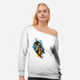 Linked-Womens-Off Shoulder-Sweatshirt-kharmazero