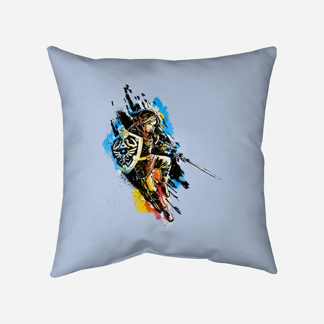 Linked-None-Removable Cover-Throw Pillow-kharmazero