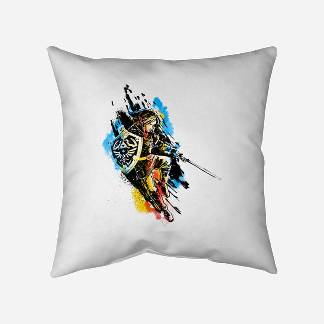 Linked-None-Removable Cover-Throw Pillow-kharmazero