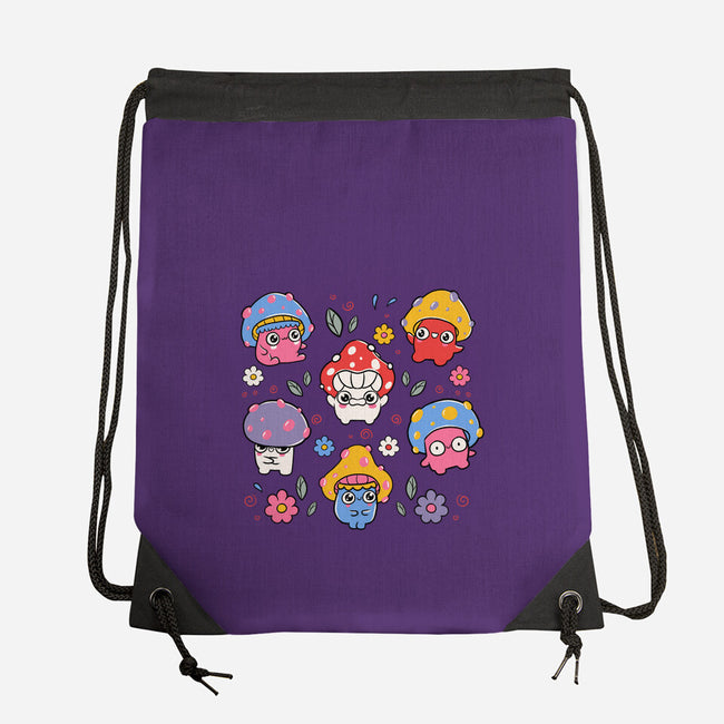 Cute But Psychedelic Mushrooms-None-Drawstring-Bag-tobefonseca