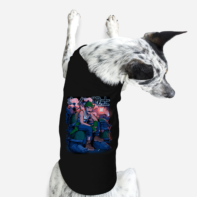 Green Mushroom Brother-Dog-Basic-Pet Tank-Bruno Mota