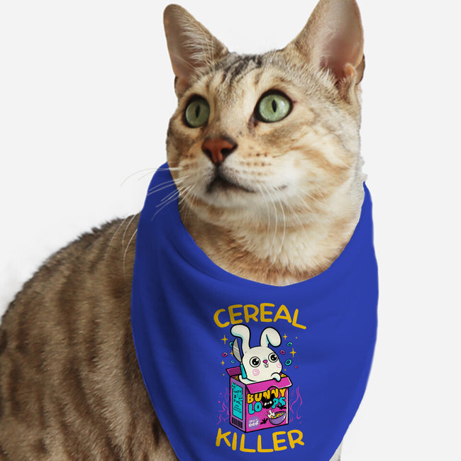 Cereal Killer Psycho Bunny-Cat-Bandana-Pet Collar-tobefonseca