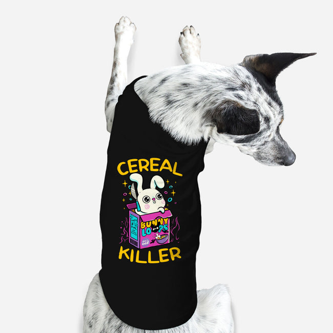 Cereal Killer Psycho Bunny-Dog-Basic-Pet Tank-tobefonseca