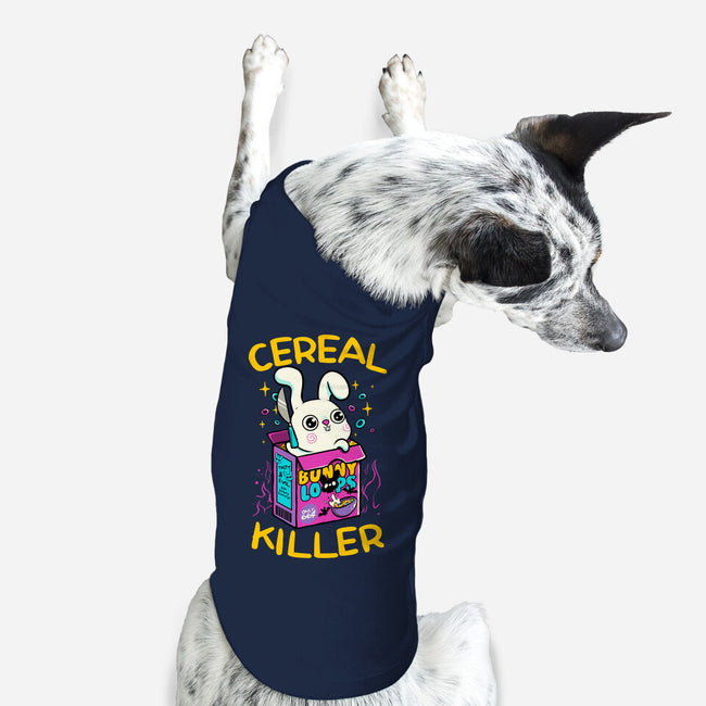 Cereal Killer Psycho Bunny-Dog-Basic-Pet Tank-tobefonseca