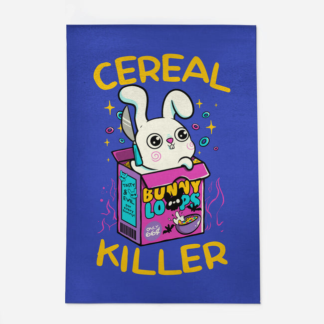 Cereal Killer Psycho Bunny-None-Outdoor-Rug-tobefonseca