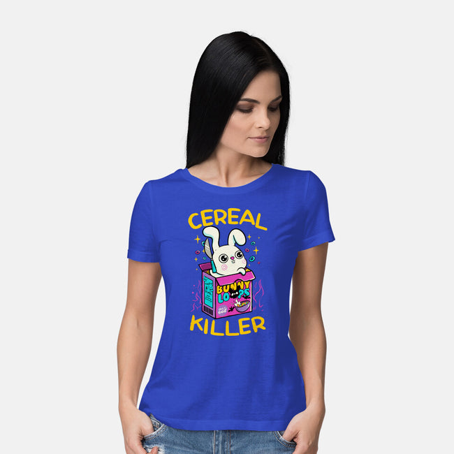 Cereal Killer Psycho Bunny-Womens-Basic-Tee-tobefonseca