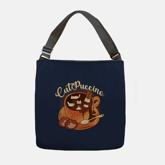 Catpuccino Kawaii Kittens-None-Adjustable Tote-Bag-tobefonseca