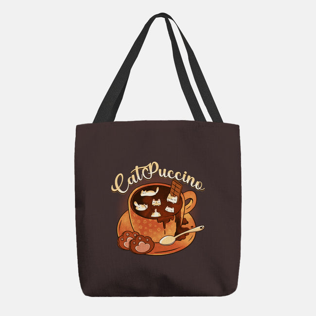 Catpuccino Kawaii Kittens-None-Basic Tote-Bag-tobefonseca